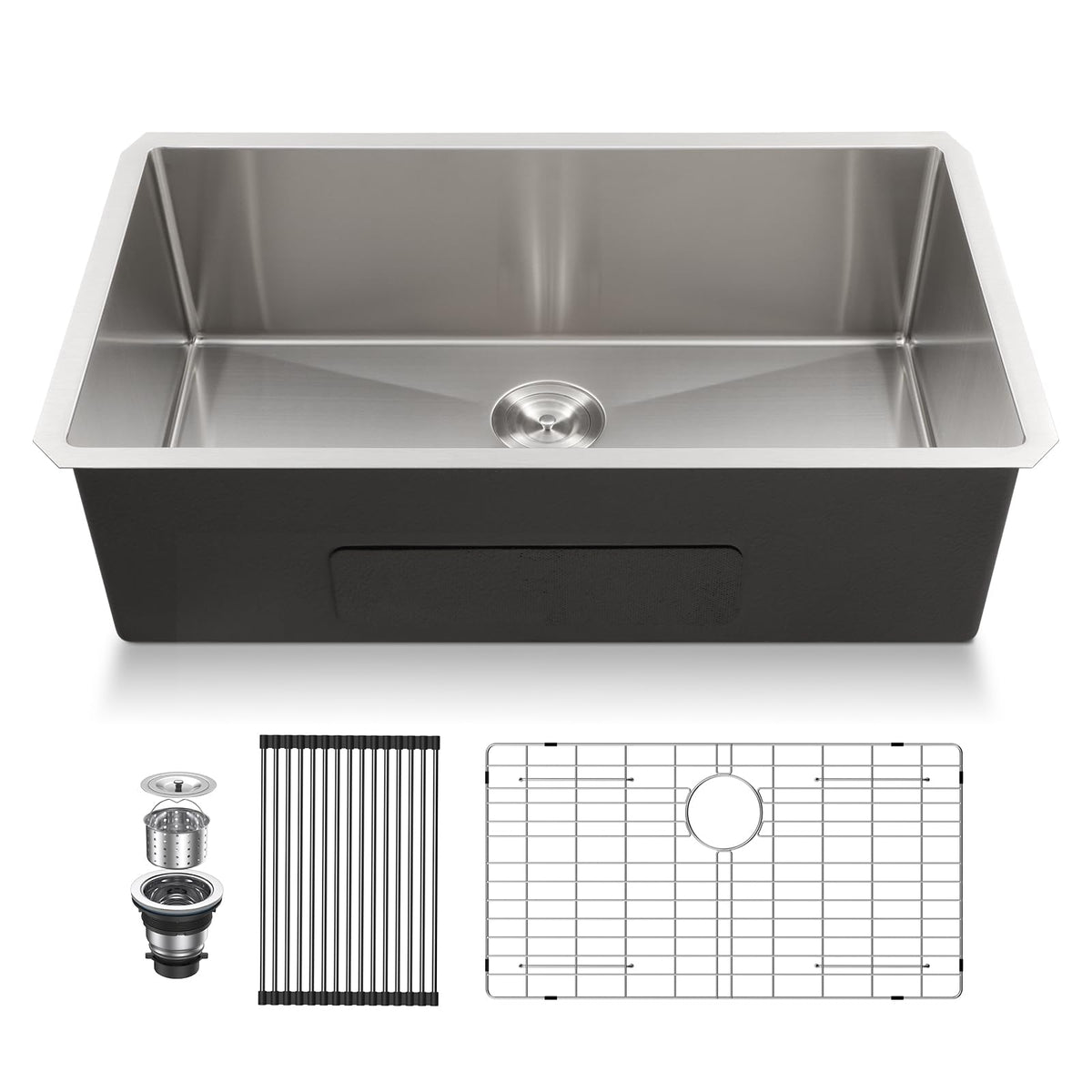Lordear 36'' Undermount Kitchen Sink Single Bowl
