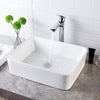 Lordear 19x15 Inch White Bathroom Vessel Sink
