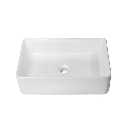 Lordear 21x14 inch Bathroom Rectangular Ceramic Sink
