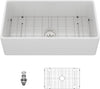 Lordear 33'' Farmhouse Kitchen Sink Single Blow