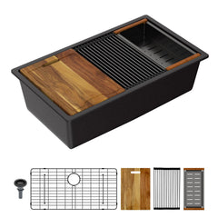 Lordear 33-Inch Undermount Kitchen Sink Single Bowl