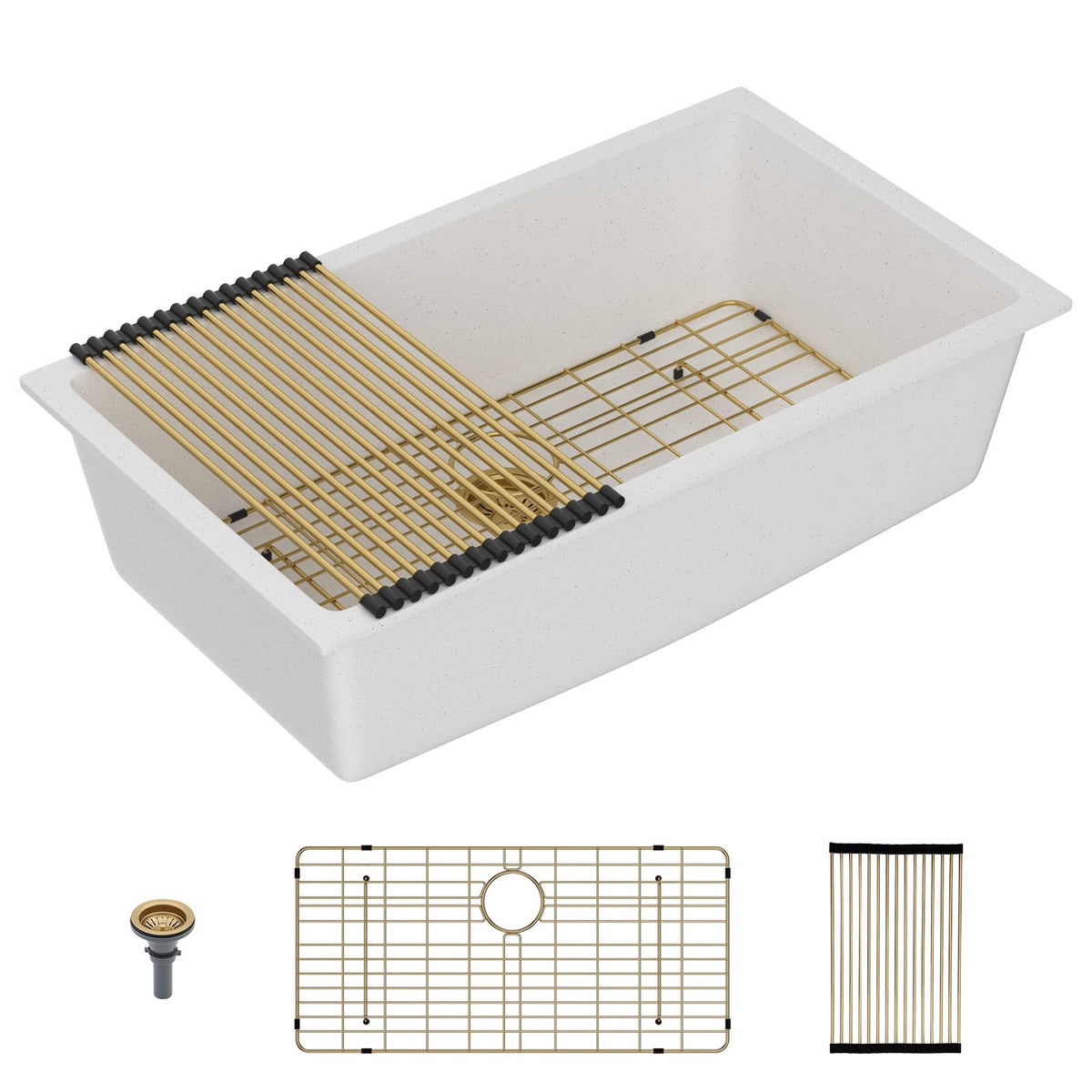 Lordear 33-Inch Undermount Kitchen Sink Single Bowl