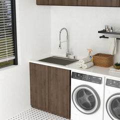 Lordear 25 Inch Workstation Laundry Sink