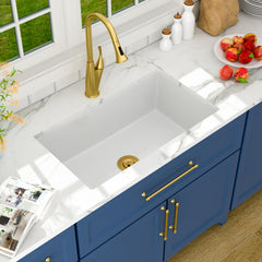 Lordear 32'' Undermount Kitchen Sink Fireclay