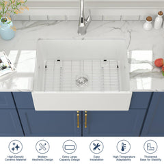 Lordear 28''  Farmhouse Kitchen Sink Single Bowl
