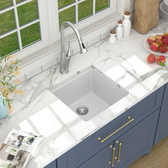Lordear 18x18 Inch Undermount Bar Sink Single Bowl