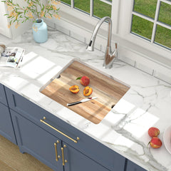 Lordear 21-Inch Undermount Bar Sink Single Bowl