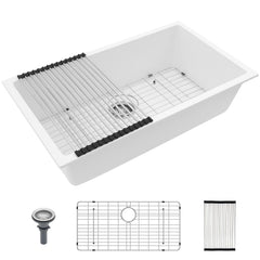 Lordear 33-Inch Undermount Kitchen Sink Single Bowl
