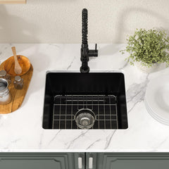 Lordear 18x16x9 Inch Undermount Bar Sink Single Bowl