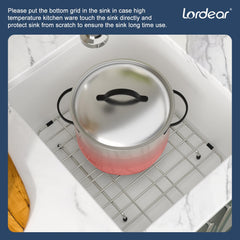 Lordear 15x18Inch Undermount Bar Sink Single Bowl