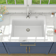 Lordear 30-Inch Drop-In Kitchen Sink Single Bowl