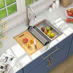 Lordear 28-Inch Undermount Kitchen Sink Single Bowl
