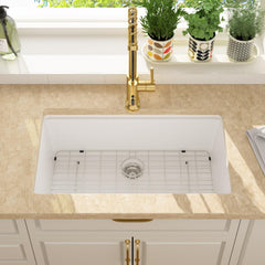 Lordear 32-Inch Undermount Kitchen Sink Single Bowl