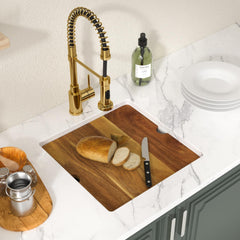 Lordear 18x18 Inch Undermount Bar Sink Single Bowl