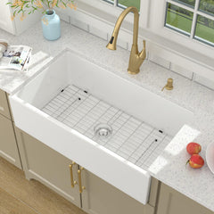 Lordear 36x20x10 Inch Farmhouse Kitchen Sink Single Bowl