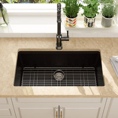 Lordear 32x19x9 Inch Undermount Kitchen Sink Single Bowl