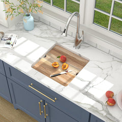Lordear 18x18 Inch Undermount Bar Sink Single Bowl
