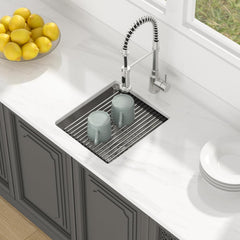 Lordear 13x15-Inch Stainless Steel Undermount Workstation Bar & Prep Sink
