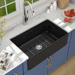 Lordear 33x20x10 Inch Farmhouse Kitchen Sink Single Bowl