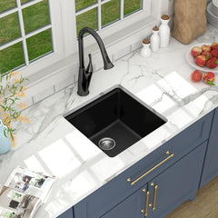 Lordear 18x18x9 Inch  Undermount Bar Kitchen Sink Single Bowl
