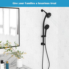 Lordear Stainless Steel Spa Rain Shower Head Combo