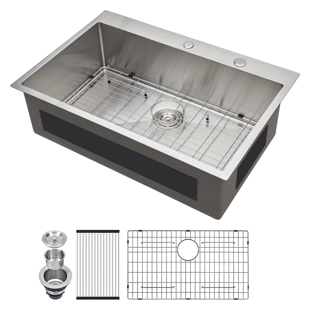Lordear 33 '' Drop In Kitchen Sink Single Bowl