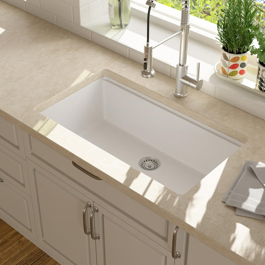 Lordear 32" Quartz Undermount Single Bowl Workstation Kitchen Sink  from Lordear