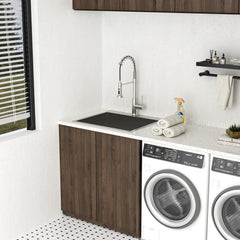 Lordear 25'' Drop in Laundry Sink Single Blow