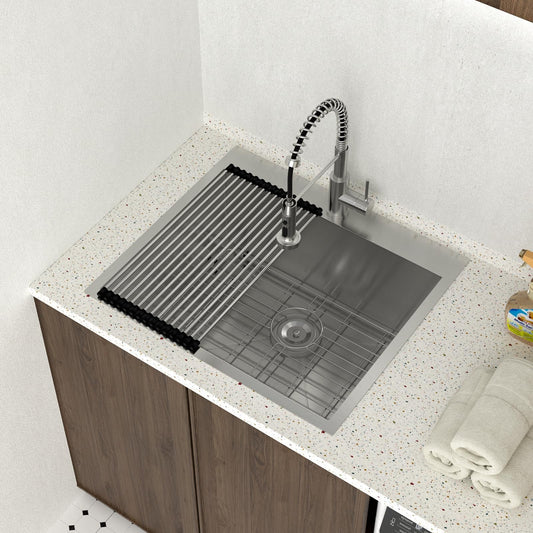 Lordear 25x22 Inch Drop-In Laundry Sink