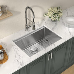 Lordear 26'' Undermount Kitchen Workstation Single Bowl