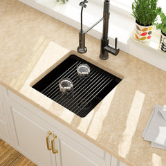 Lordear 15x18 Inch Undermount Bar Sink Single Bowl