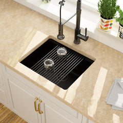 Lordear 21-Inch Undermount Bar Sink Single Bowl