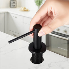 Built in Soap Dispenser for Kitchen Sink Stainless Steel with 17oz Bottle