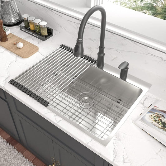 Lordear Stainless Steel Drop-In Single Bowl Kitchen Sink  from Lordear