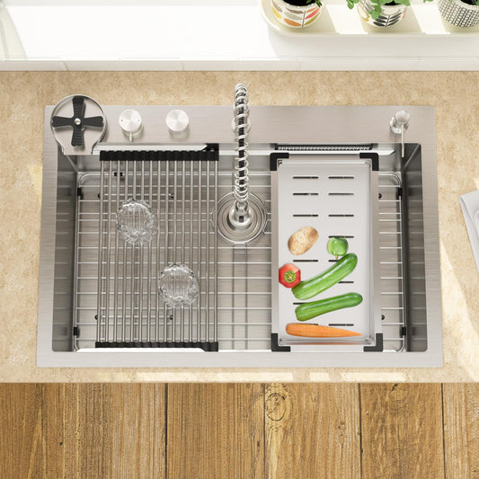 Lordear 30 Inch Drop-In Kitchen Sink