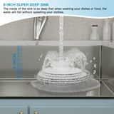 13 Inch Stainless Steel Kitchen Sink Bar Sink 16 Gauge Deep Single Bowl Undermount from Lordear