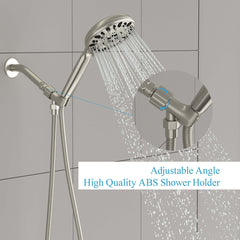 Lordear 4.7'' Multi Function Rain Dual Shower Head