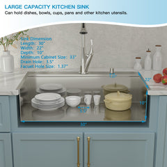 Lordear Stainless Steel Drop-In Single Bowl Workstation Kitchen Sink  from Lordear