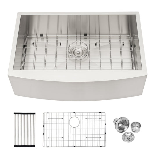 Lordear 33'' Stainless Steel Apron Front Farmhouse Kitchen Sink  from Lordear 2000
