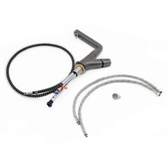 Lordear Stainless Steel 3 Modes 360° Rotating Pull Down Sprayer Bathroom Faucet  from Lordear