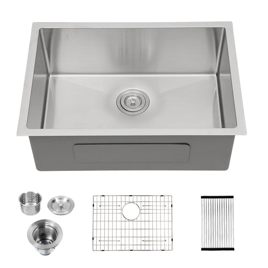 Lordear 32/33 Inch Undermount Sink Single Bowl  Sink 16 Gauge Stainless Steel Kitchen Sink  from Lordear