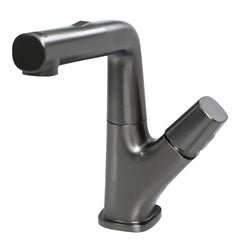 Lordear Stainless Steel 3 Modes 360¡ã Rotating Pull Down Sprayer Single Hole Bathroom Faucet