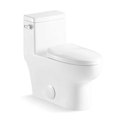 Lordear 1.1/1.6 GPF One-Piece Toilet Dual Flush Elongated Toilet Floor Mounted (Seat Included)  from Lordear