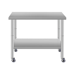 Commercial Work Table for Restaurant and Home Stainless Steel Kitchen Prep Table with Under Shelf（副本）  from Lordear