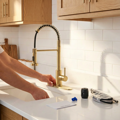 Lordear Pull-down gold faucet
