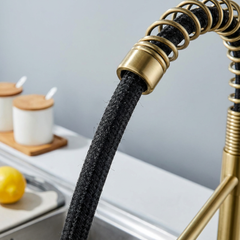 Lordear Pull-down gold faucet