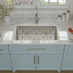 Lordear 30'' Undermount Kitchen Sink Single Bow
