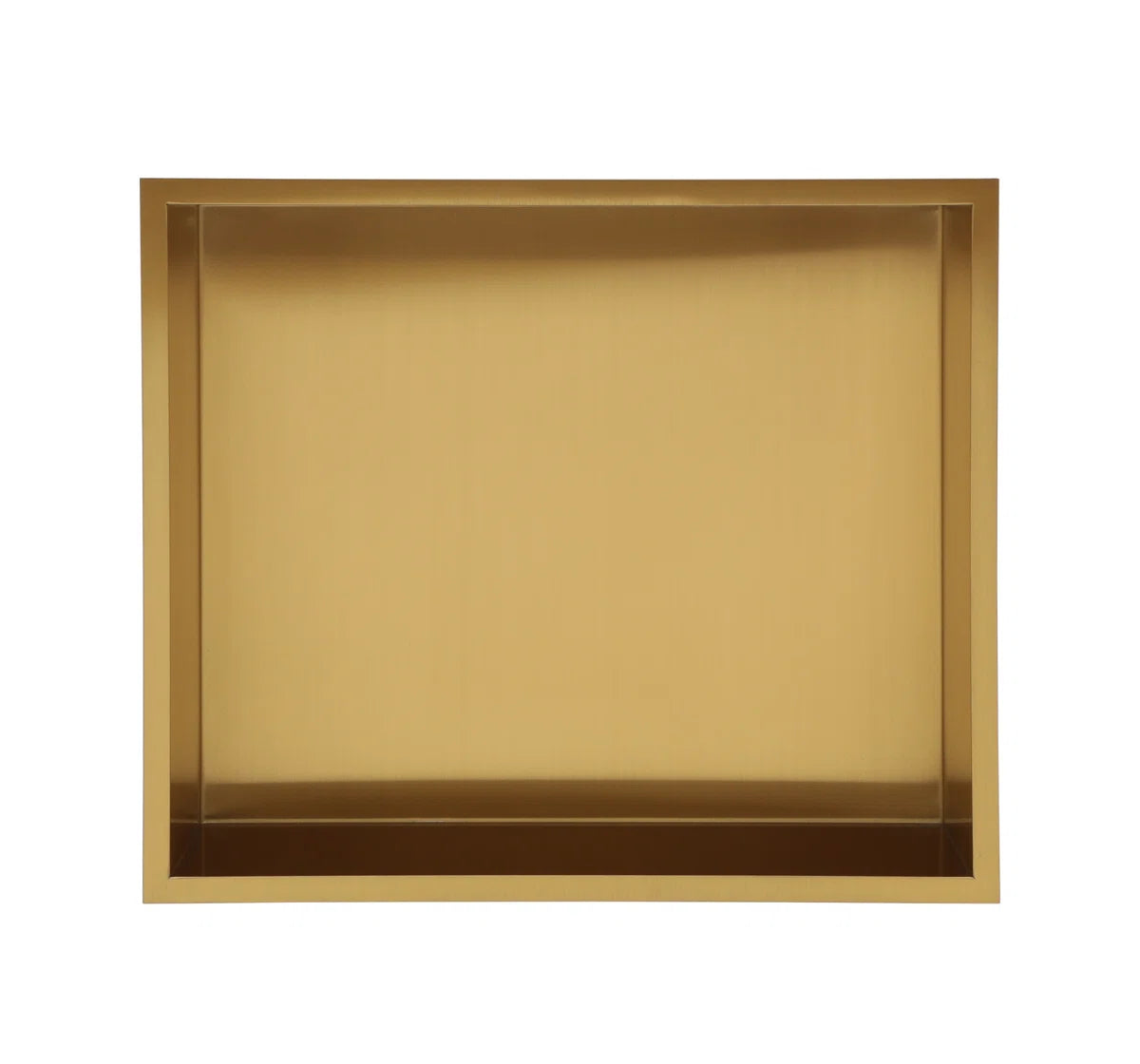 Lordear gold 14'' x 12'' Brushed Finish Rectangle Stainless Steel Shower Niche