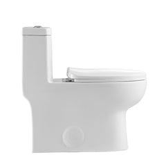 Lordear 1.1/1.6 GPF One-Piece Toilet Dual Flush Elongated Toilet Floor Mounted (Seat Included)  from Lordear