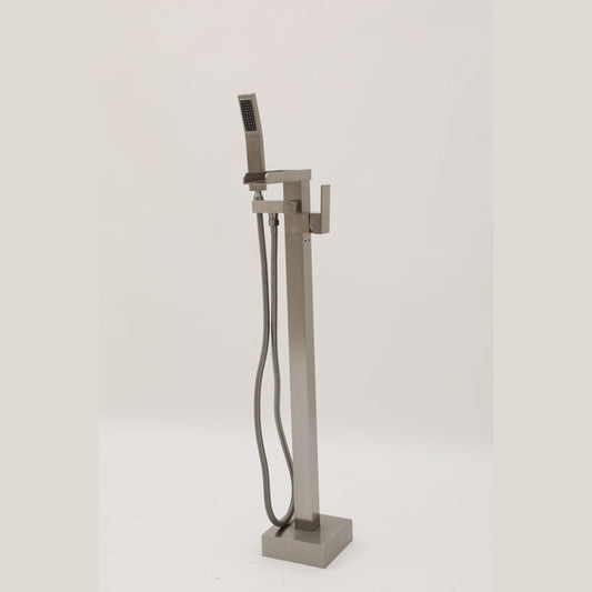 Lordear Freestanding Bathtub Faucet Waterfall Tub Filler Floor Mount Brass Bathroom Faucets with Hand Shower  from Lordear